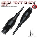 BULLS Mega Point Tips Short 6mm(2BA) 100/schw.