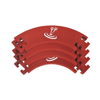 Dart-Catchring (Dart-Auffangring), rot, Material: Stoff (Velvet), Durchmesser ca. 70 cm , Gewicht ca.500 g