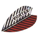Dartfly Vortex, Form X (größere Form), rot-weiß