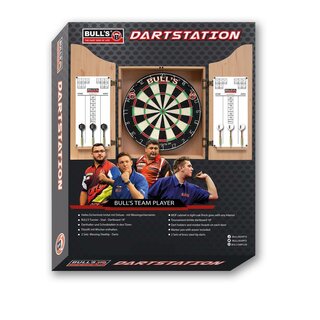 BULLS Classic Dartstation, Dartboard mit Kabinett