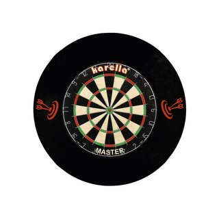 Dart-Catchring (Dart-Auffangring), schwarz, Material: Stoff (Velvet), Durchmesser ca. 70 cm , Gewicht ca.500